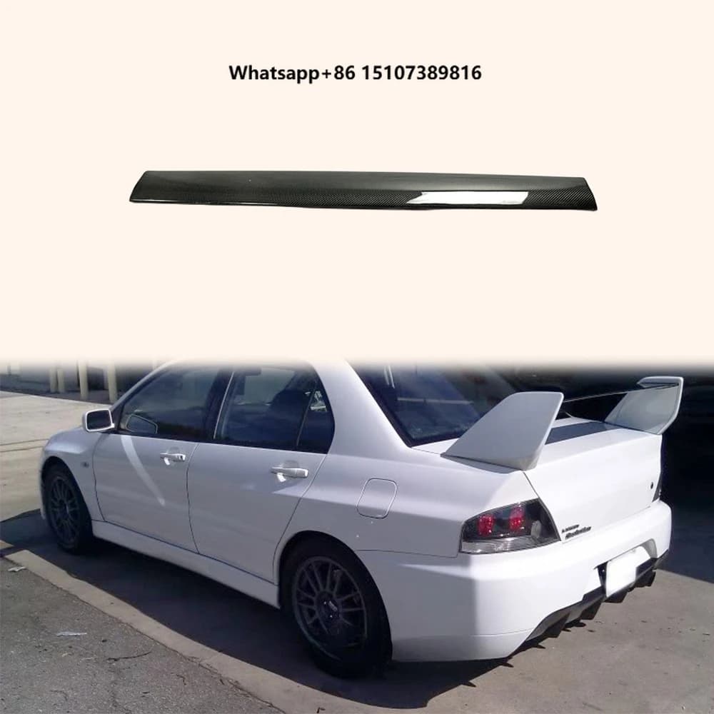 For Evolution EVO 7 OE Style Carbon Rear Trunk Spoiler (blade Only)