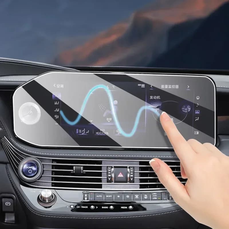 Car GPS Navigation Screen For LEXUS LS XF50 2018-2026 Protect Tempered Film Dashboard Display TPU Sticker Auto Accessories