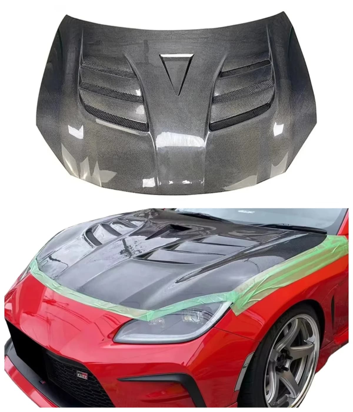 Suitable for Toyota GT86 Modification and Upgrade Carbon Fiber Hood Car Engine Hood and Car Cover