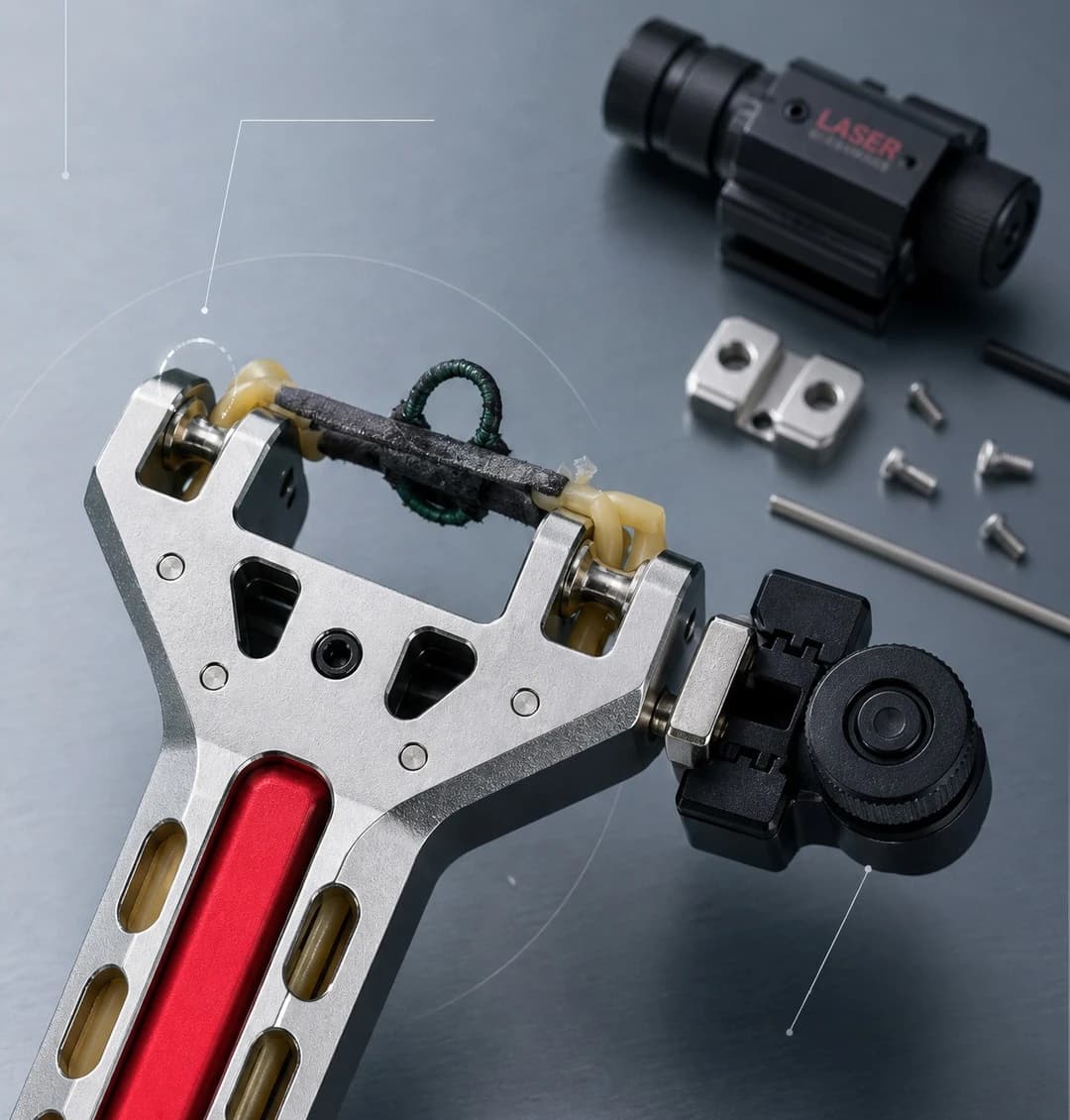 Aluminum Alloy CNC Automatic Loading Rapid Fire Magnetic Suction Portable Multi-function Hunting Tool Parts with Accessories Set