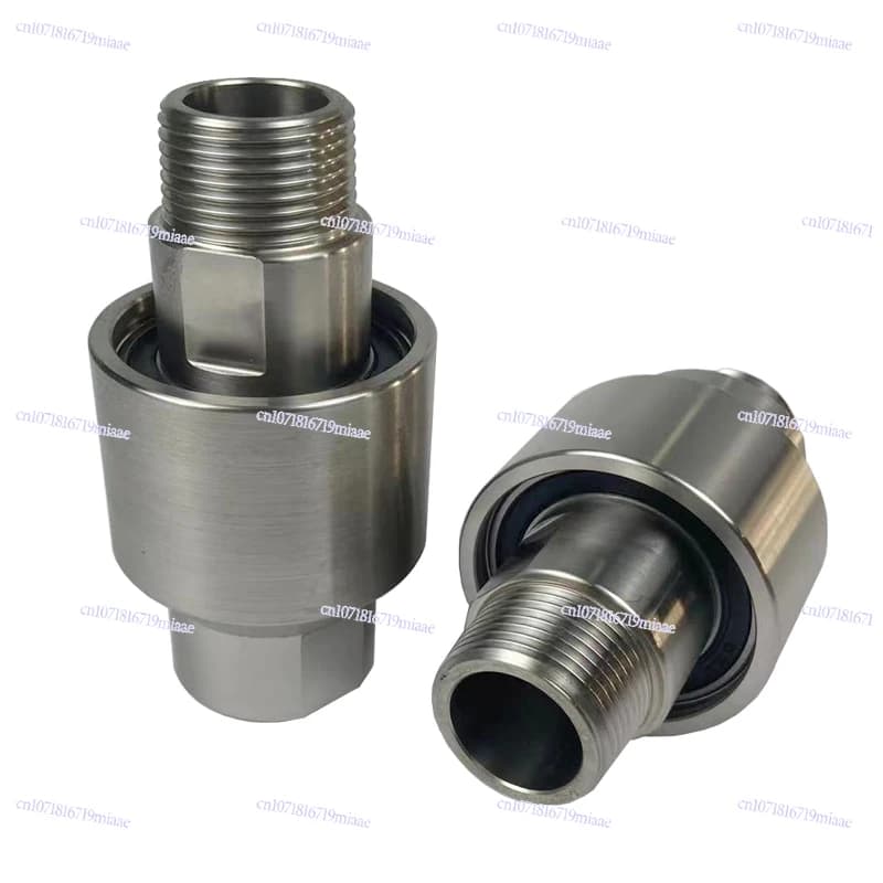Stainless Steel Rotary Joint Straight Flange Connection High Pressure High Speed Universal 360 Degree Pipeline Tower Crane