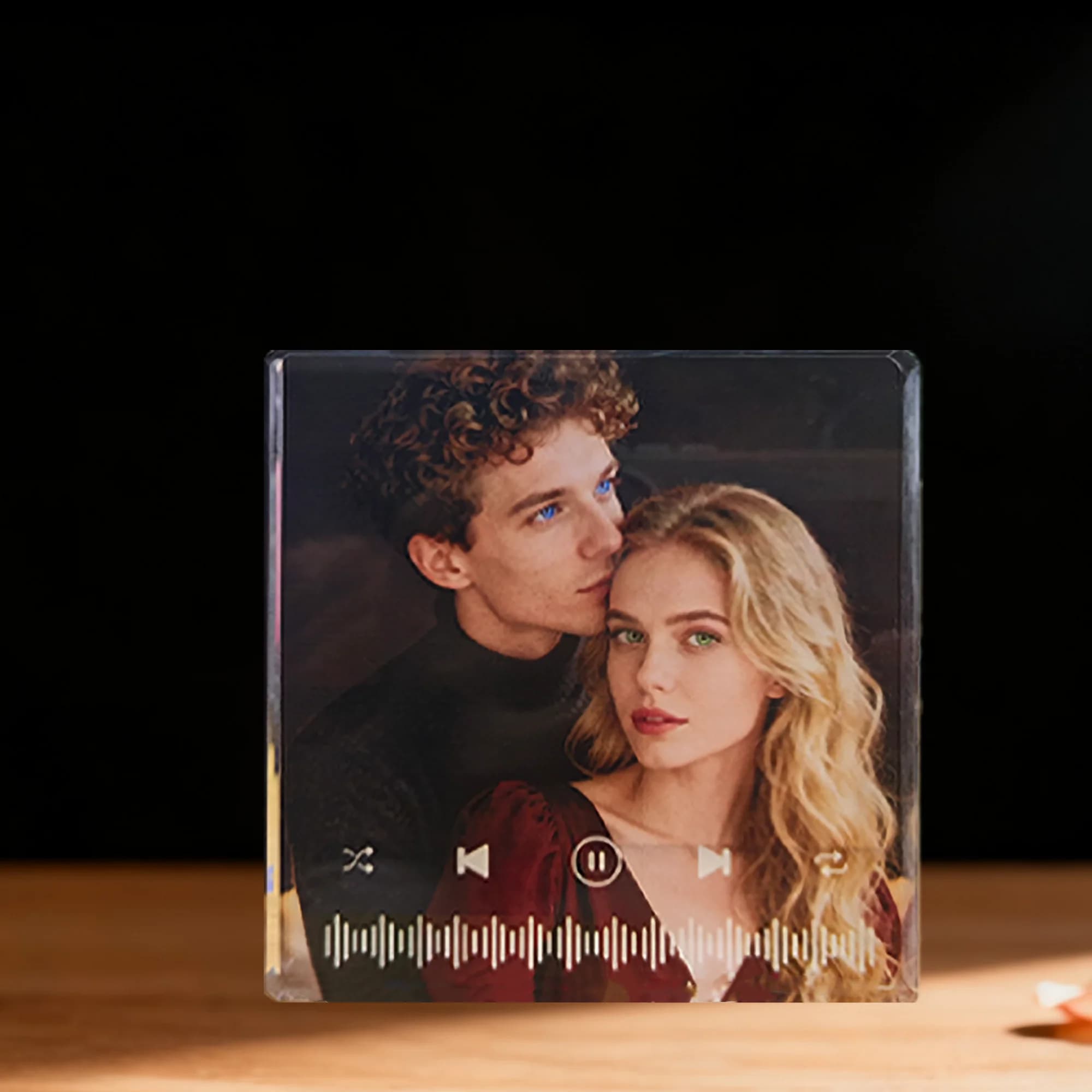 Personalized Spotify Acrylic Plaque for Couples Him Her Anniversary Gift Custom Photo Romantic Birthday Valentine's Day Present