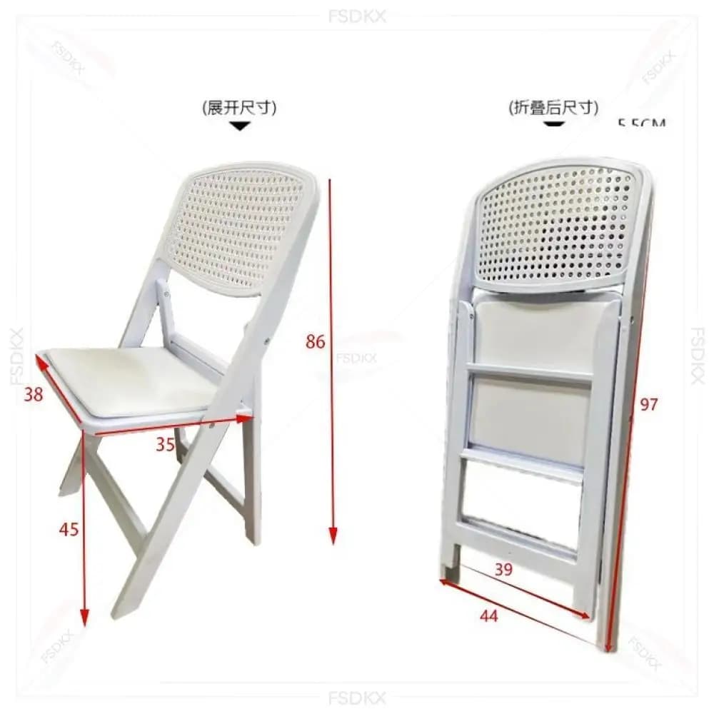 Wholesale Modern Resin Material Catering Banquet Party Hotel Event Wedding Folding Chair