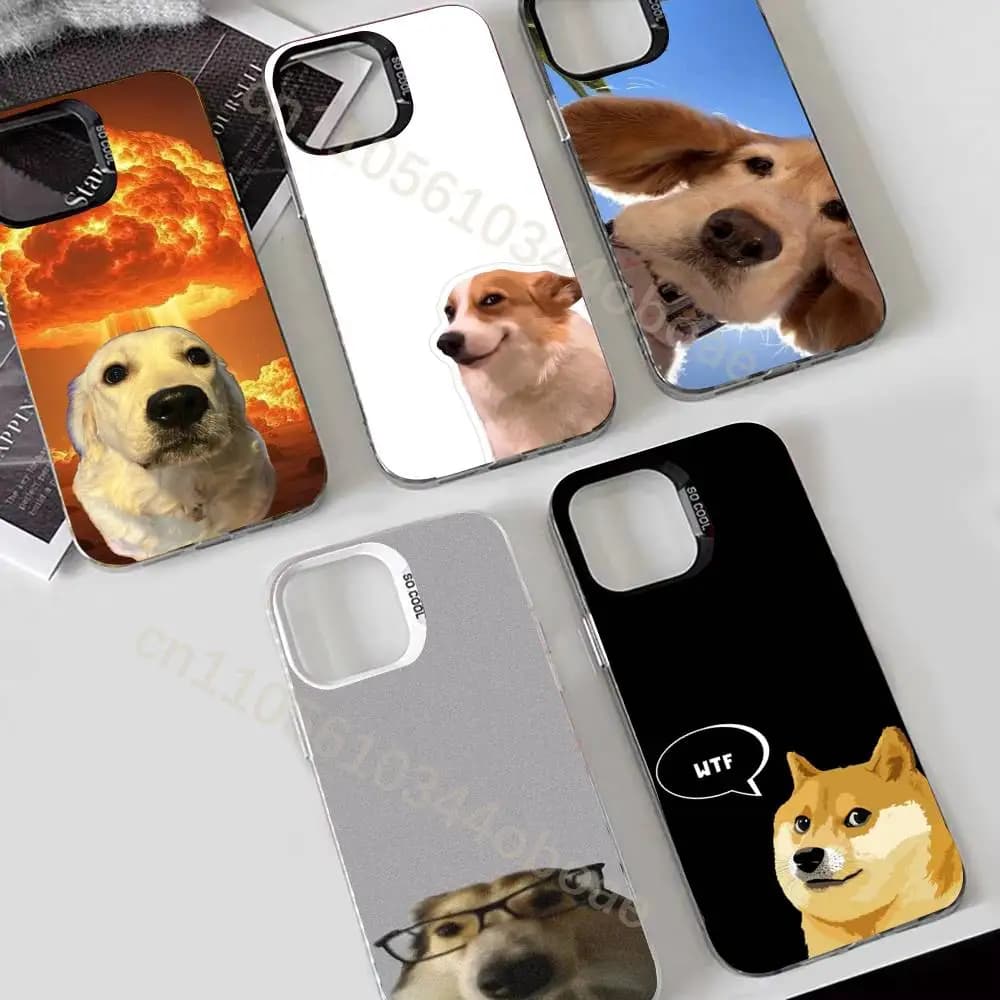 Viral Dog Phone Case For iPhone 17,16,15,14,13,12,11,Pro,Max,Plus Shockproof Cover