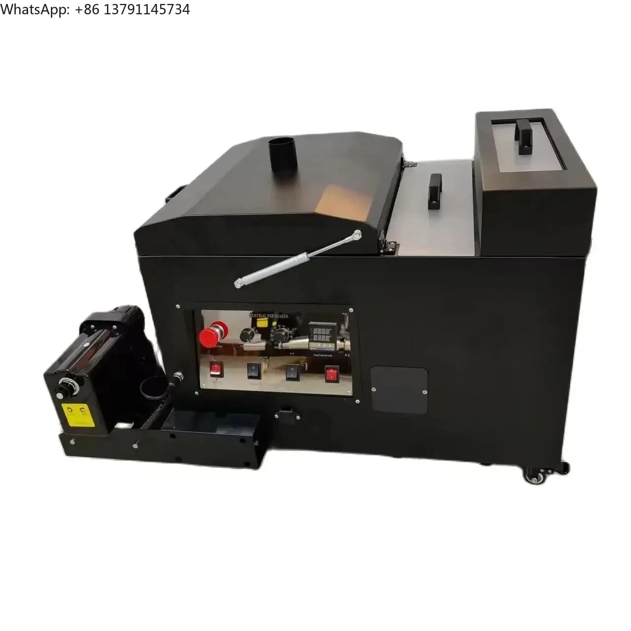 Cheap Price Automatic A3  Powder Shaker Machine Shaking and Heating All in One Machine Oven Dryer for Film Transfer Printer