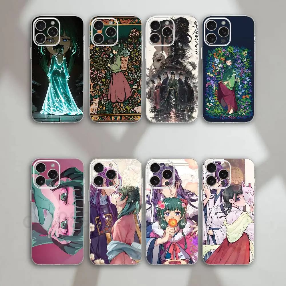 A-Apothecary  for iPhone 17 16 15 11 12 13 14 Plus 15 Pro Max 13 mini 16e Ultra Thin Clear TPU Cover Bag