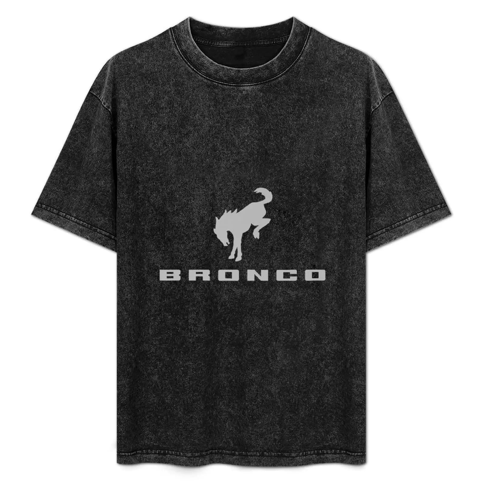 Ford Bronco New Logo T-Shirt Short sleeve tee oversized plus sizes blacks vintage t shirt men