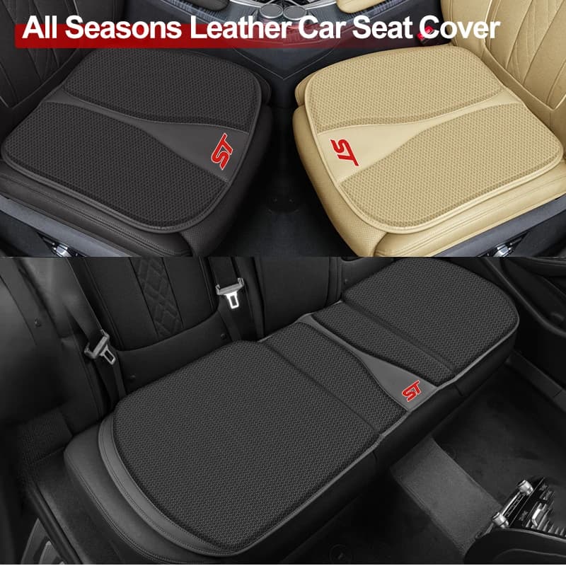 Car Seat Cushion Cover Breathable Ice Silk Soft Mats Accessories For Ford ST MK2 Escape Kuga Mondeo Fiesta Focus Fusion Ranger