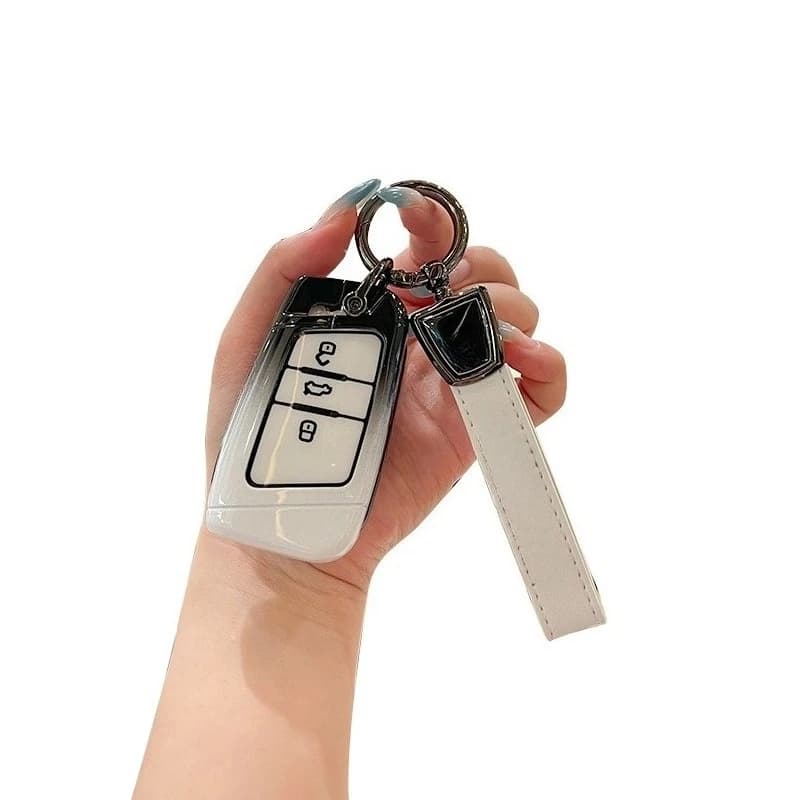 Zinc Alloy Key Cover Case for Volkswagen Tiguan/Santana/Sagitar/Lavida/Bora/Golf/Tayron/Magotan/Passat - Key Fob Shell