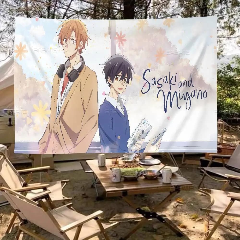 SASAKI and MIYANO Anime Advanced Printing Commercial Advertising Flag Company Party Banner