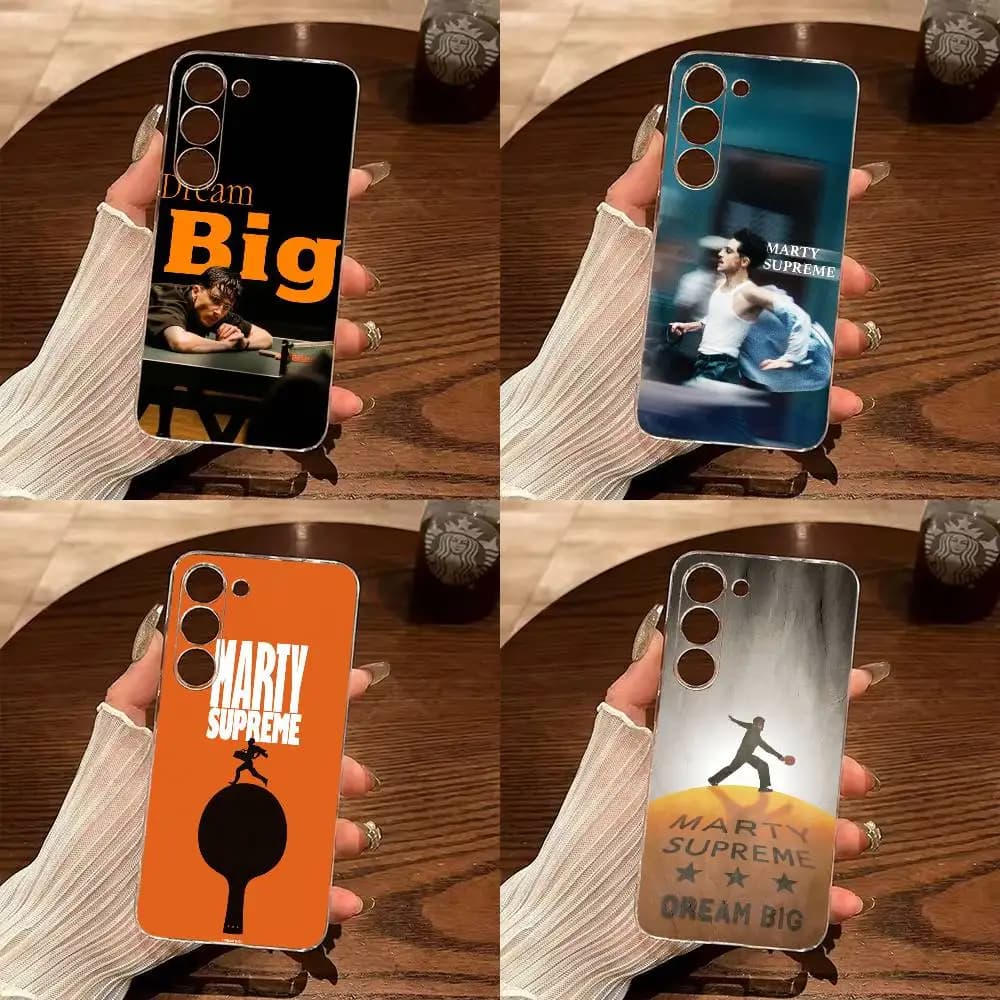 Moive M-Marty Supre-meS Clear Hard Phone Case For Samsung Galaxy A91,80,73,72 ,71,53,52,32 ,31,22,21s,20 Transparent Cover