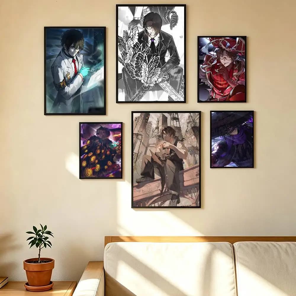 Limbus Company Gregor  Poster High Quality Dorm Living Room Aesthetic Wall Decoration Painting Stickers Gift