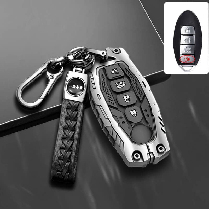 Zinc Alloy Car Key Shell Case Fob Cover For NISSAN Maxima Altima Versa Sentra Sunny Sylphy Teana Qashqai X-Trail Juke