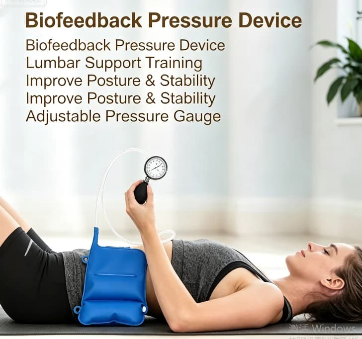 Bio‑Pressure Feedback Lumbar Stabilizer Stabilize Joints Relieve Lower Back Ache Rehabilitation Training Therapy Tool