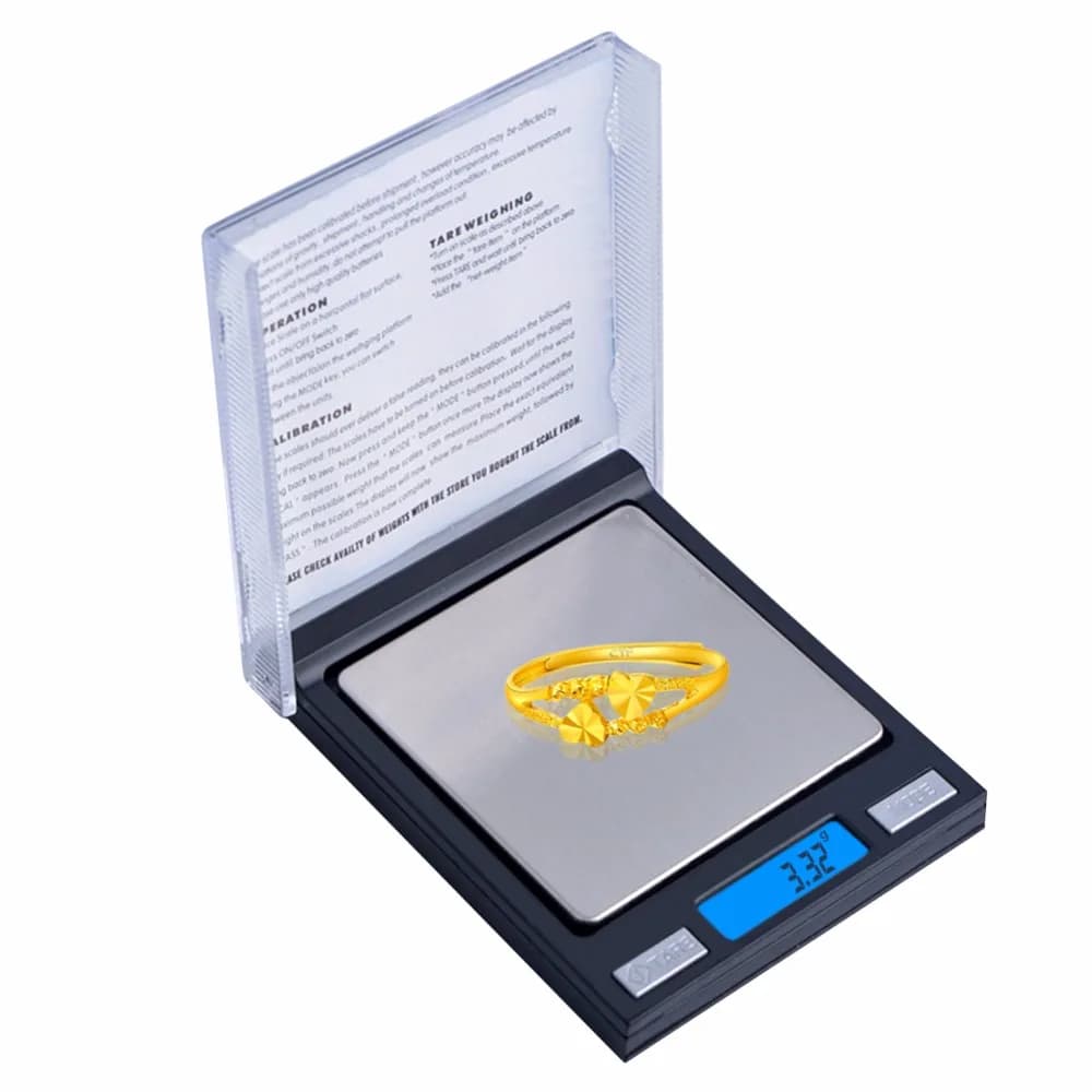 100G/0.01g Electronic Pocket Small CD Box Jewelry Scale Electronic Weighing 0.01/100 G Digital Scale