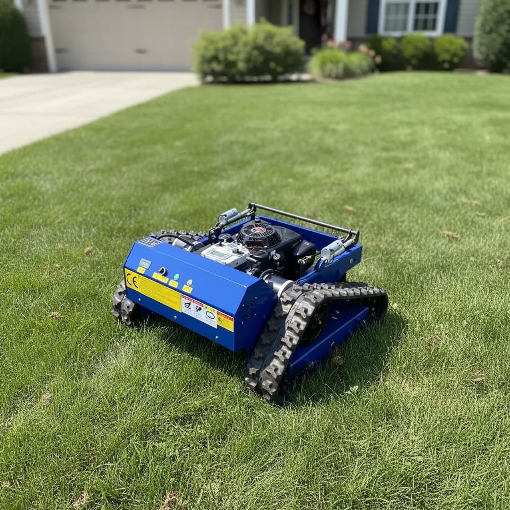 High Power Gas Lawn Mower Portable Small Size Home Garden Yard Grass Cutting Lawn Mower