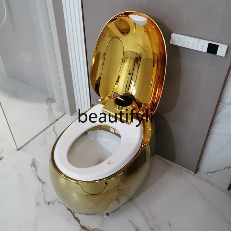 European-style household integrated golden egg smart toilet, fully automatic no water pressure limit household electric toilet
