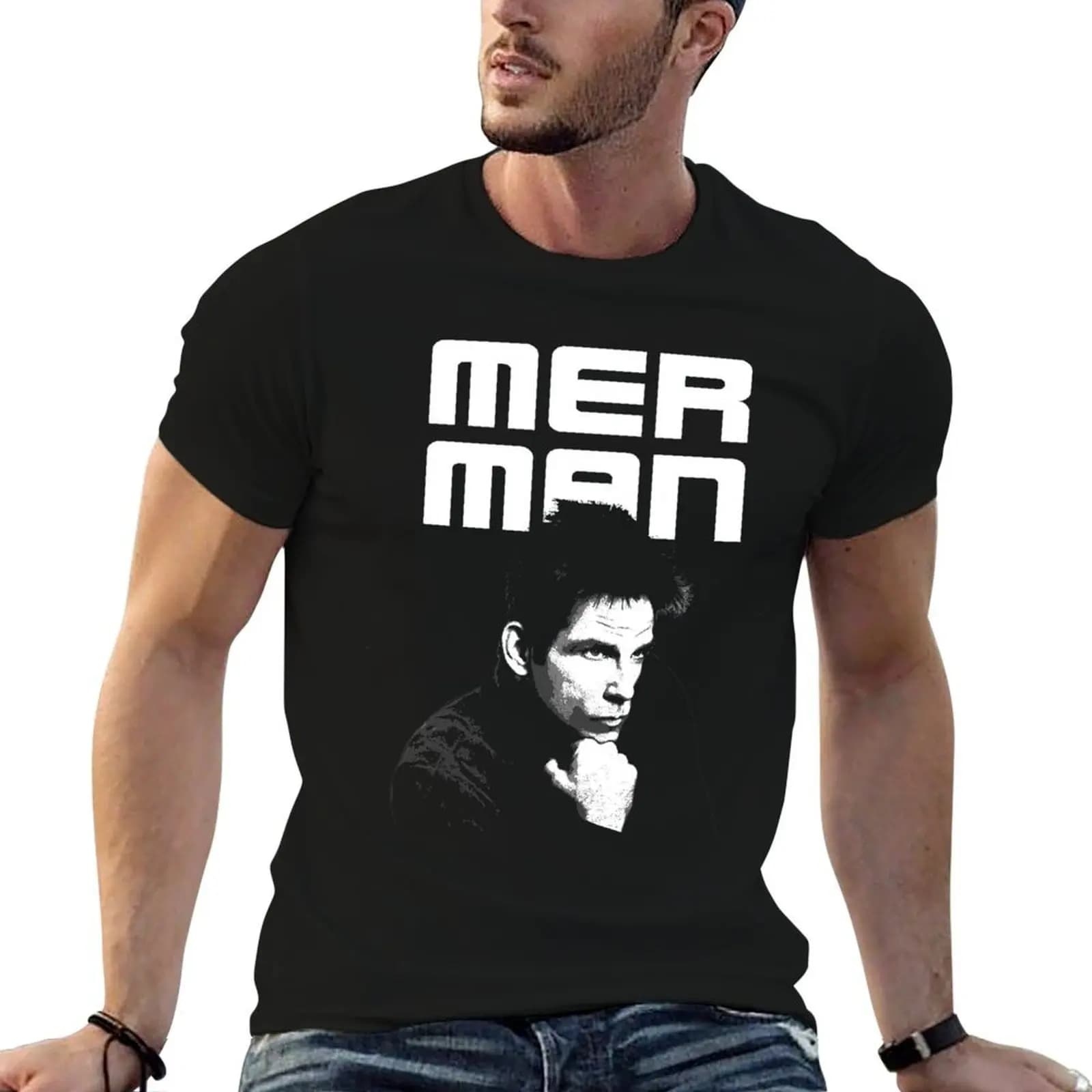 Mer MAN T-Shirt funny costumes valentines clothes cotton t shirt men
