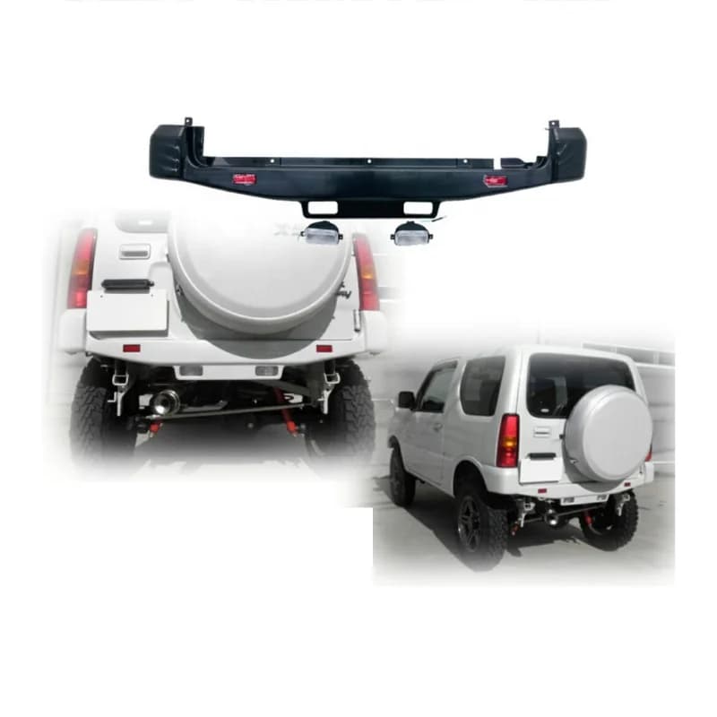 High Quality 4X4 Off‑Road ABS Mud Black Rear Bumper Body Kit Fit for JB23 JB23W Factory Wholesale New
