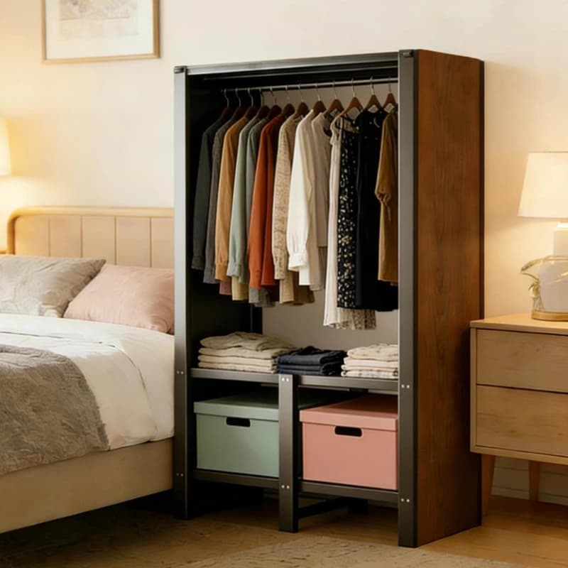 Folding large capacity Wardrobe convenient Simple Home Floor Wardrobe Open storage guarda roupa dobrável Organizer furniture
