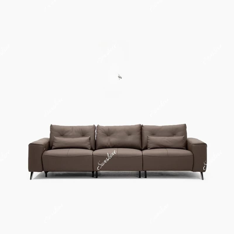 Zero wall electric function sofa Italian minimalist, small apartment living room adjustable rear backrest
