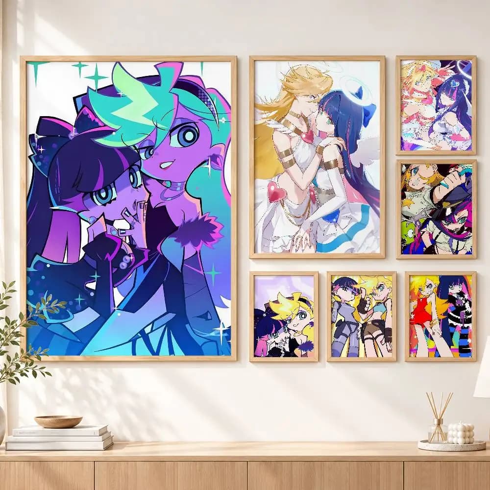 Cute P-Panty and S-Stocking Customizable HD Self Adhesive Waterproof Wall Art Poster