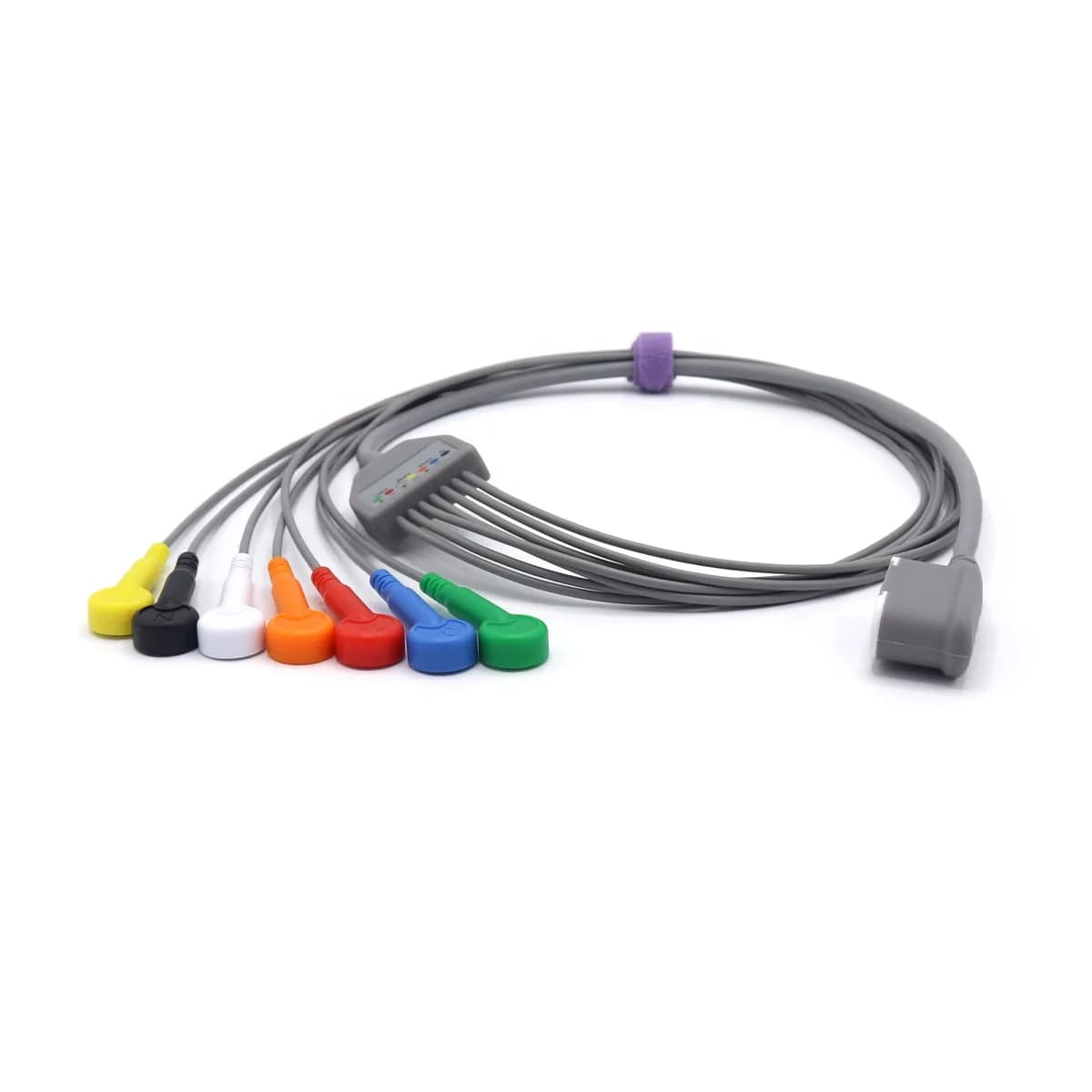 Compatible with GE SEER 1000 ECG Cable Dynamic Recorder 7-Lead Snap IEC