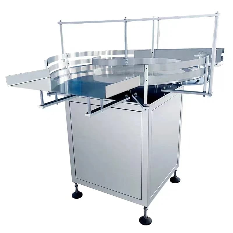 Small Pet Bottle Sorting Unscrambler Machine Turntable Unscrambler Bottle