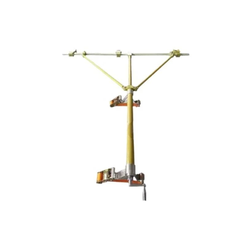 bucket arm cable support frame three-phase wire strut distribution line wire temporary cross arm