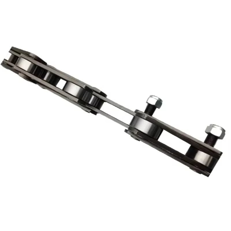 Palm oil conveyor chain with extended pin conveyor chain with K2 attachment