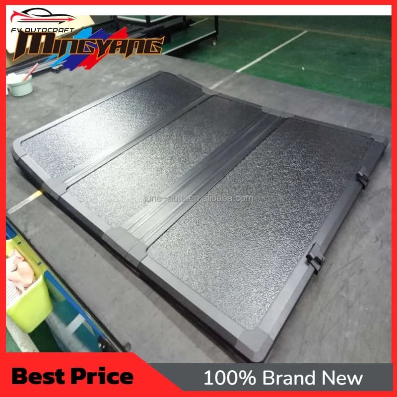 【2026】New High Quality Hard Trifold Aluminum Bumper With Light For Ranger XLT Wildtrack 2012+ T6 T7 T8