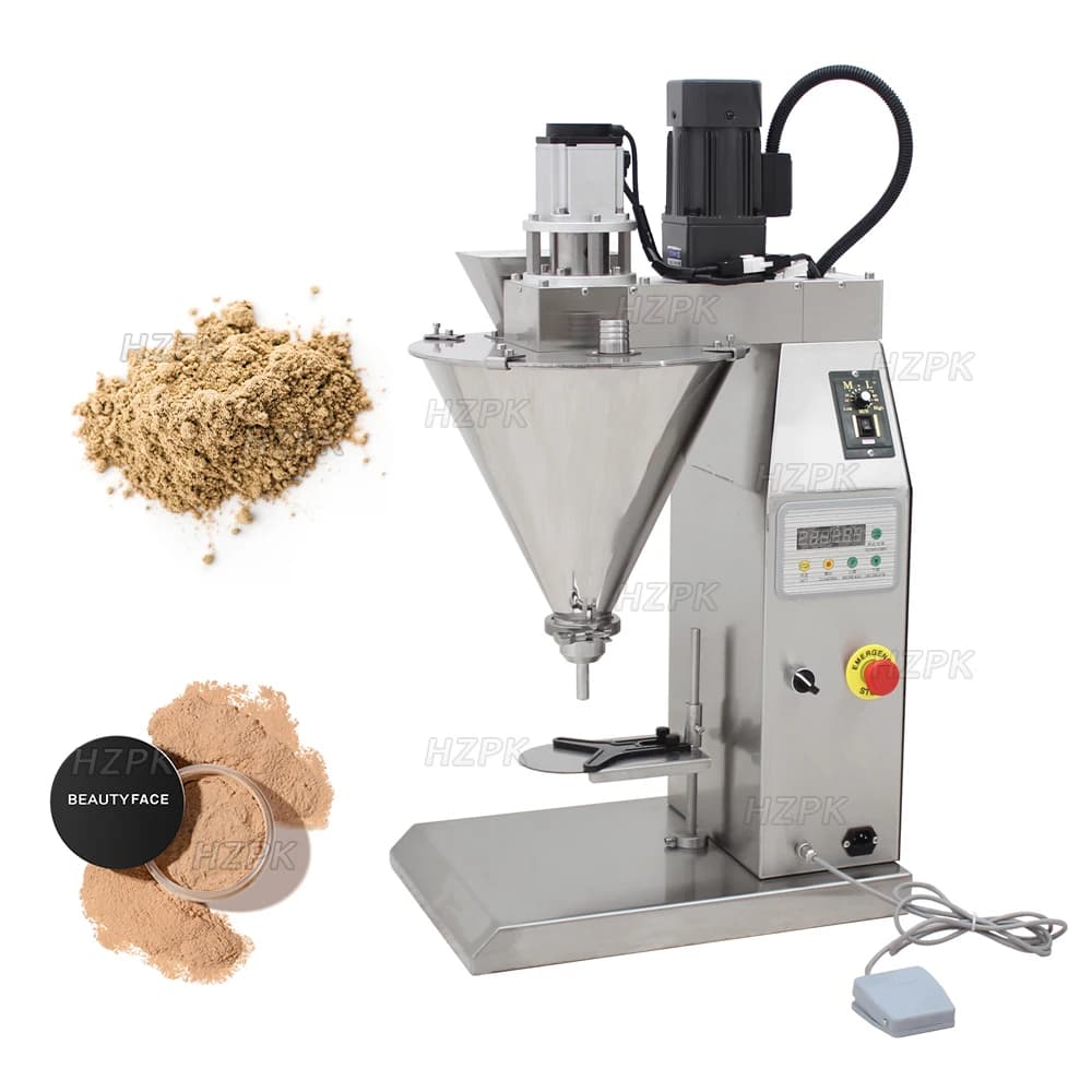 20g Semi Auto Small Cosmetic Spice Container Powder Filling Machine