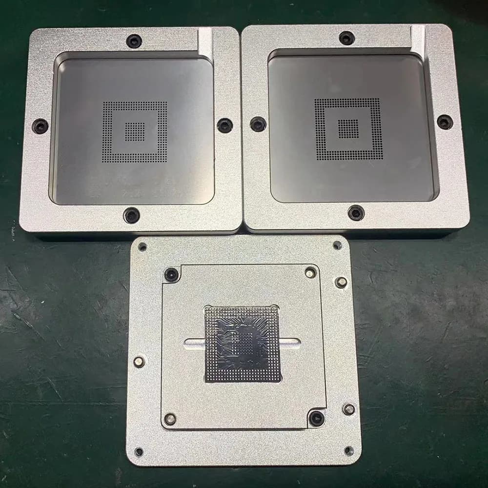 BGA Reballing Stencil Kits MPC5554 TC1796 1797 for Tin Planting Platform BGA Reballing Positioning Platform