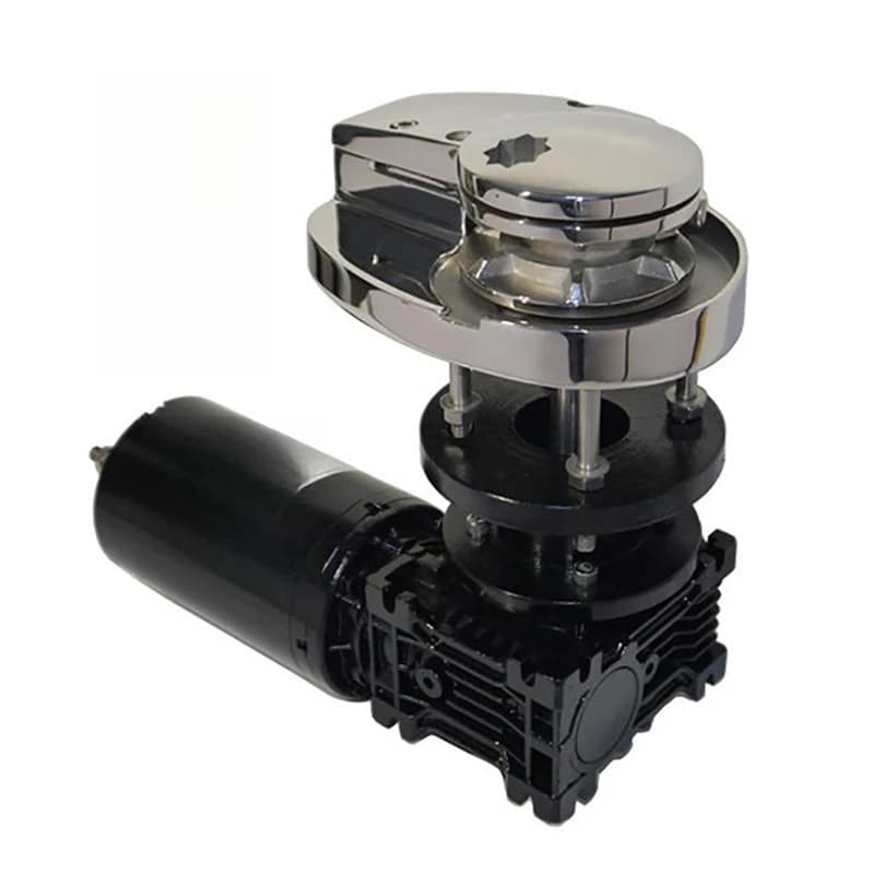 316 stainless steel vertical high head/low head windlass winch 12V 1200W suitable for ships up to 16 meters yacht