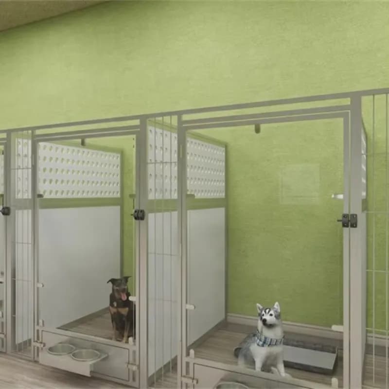Heavy Duty Stainless Steel Extra Large Outdoor Dog Cage for Boarding Kennel