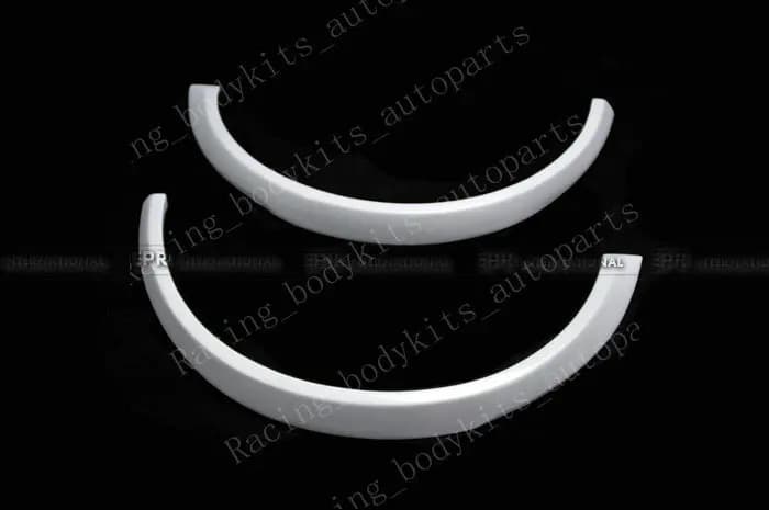 For Mitsubishi EVO 8 9 widebody Rear Over Fender Wide Arch Flares FRP Unpainted