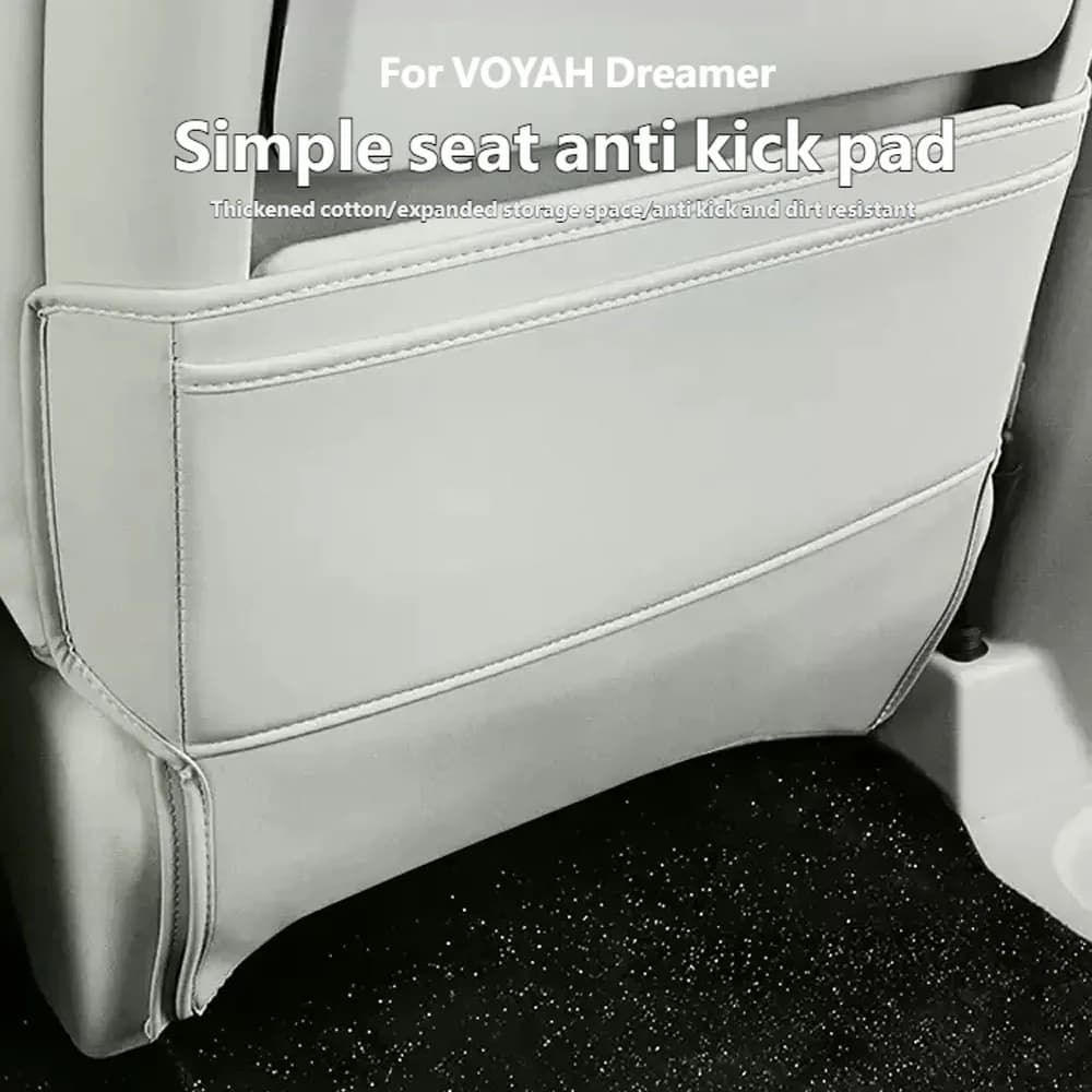 For VOYAH Dreamer 2026  Car Leather Seat Kick Rear Seat Protection Mats Scratch & Dirt Resistant Auto Accessories