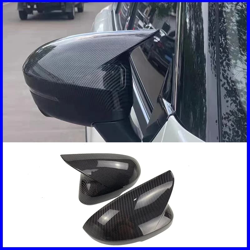 Car Styling For Nissan Qashqai J12 2021 2022 Rearview Mirror Cover Sticker Trim With Horn Decorate Auto Parts Accessories