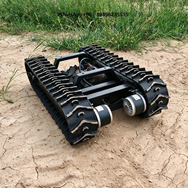 Compact Crawler Undercarriage Assembly Tracked Vehicle Base Platform Heavy Duty Off Road Electric Hydraulic Factory Direct