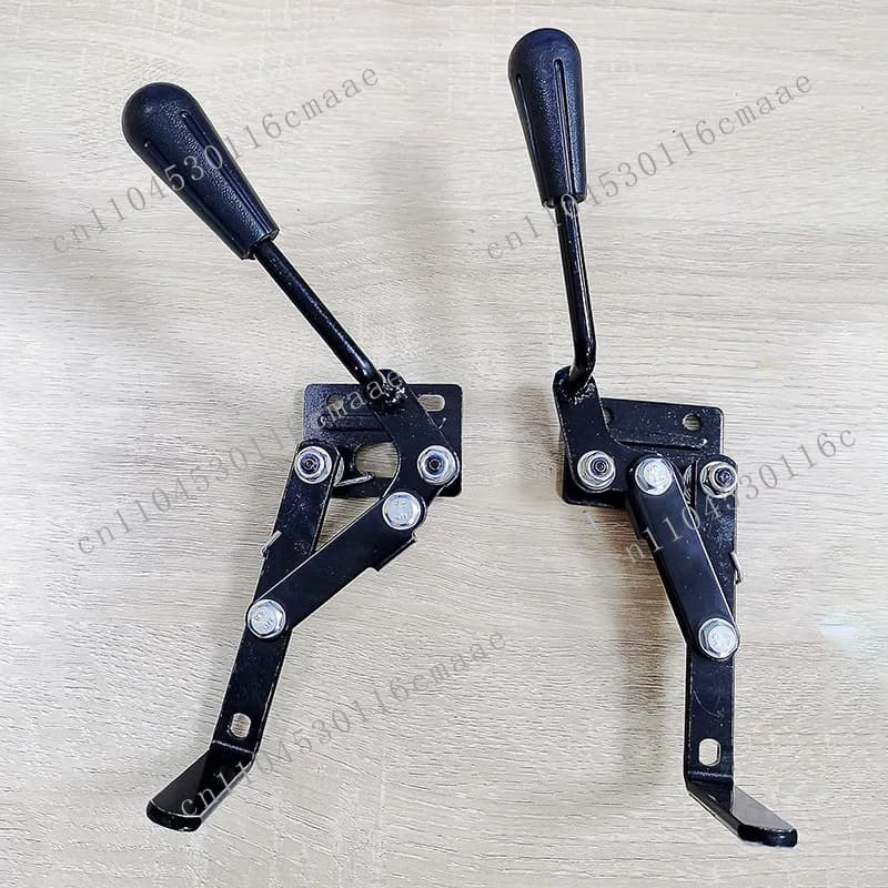 Wheelchair handbrake brake system accessories left and right pair of short-handle electric wheelchair brake mechanical wheels