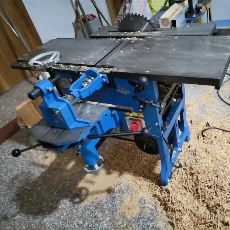 ML393A Multiused Universal Woodworking Combination Machine 300mm Sliding Table Saw with Ten Functions for Wood Planers
