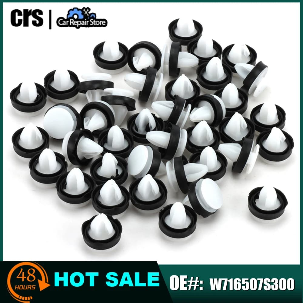20x Front Door Plastic Trim Clips W716507-S300 For Ford Expedition 2018 For EcoSport For Transit 150 250 350 350 HD 2015-2020