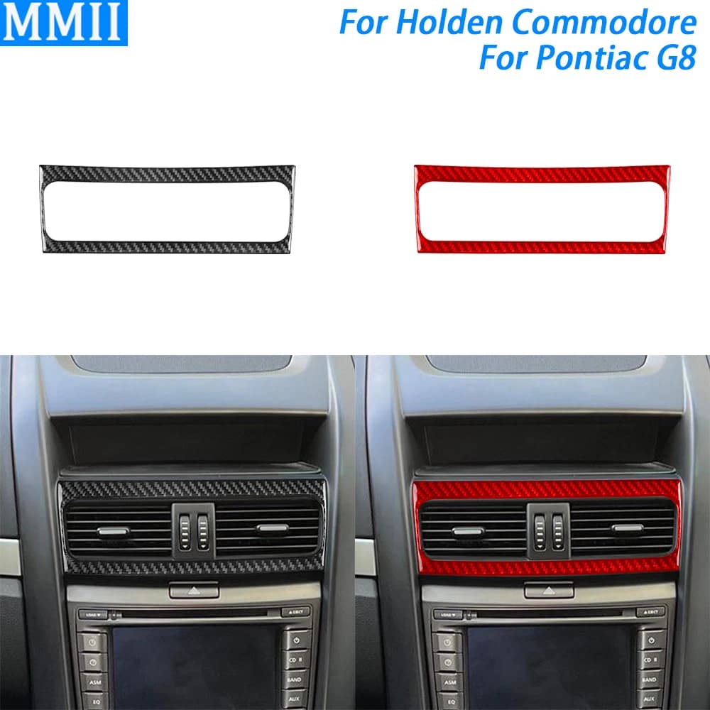 For Pontiac G8 2008-2009 For Holden Commodore 2006-2012 Carbon Fiber Center Console Air Outlet Cover Car Accessories Stickeer