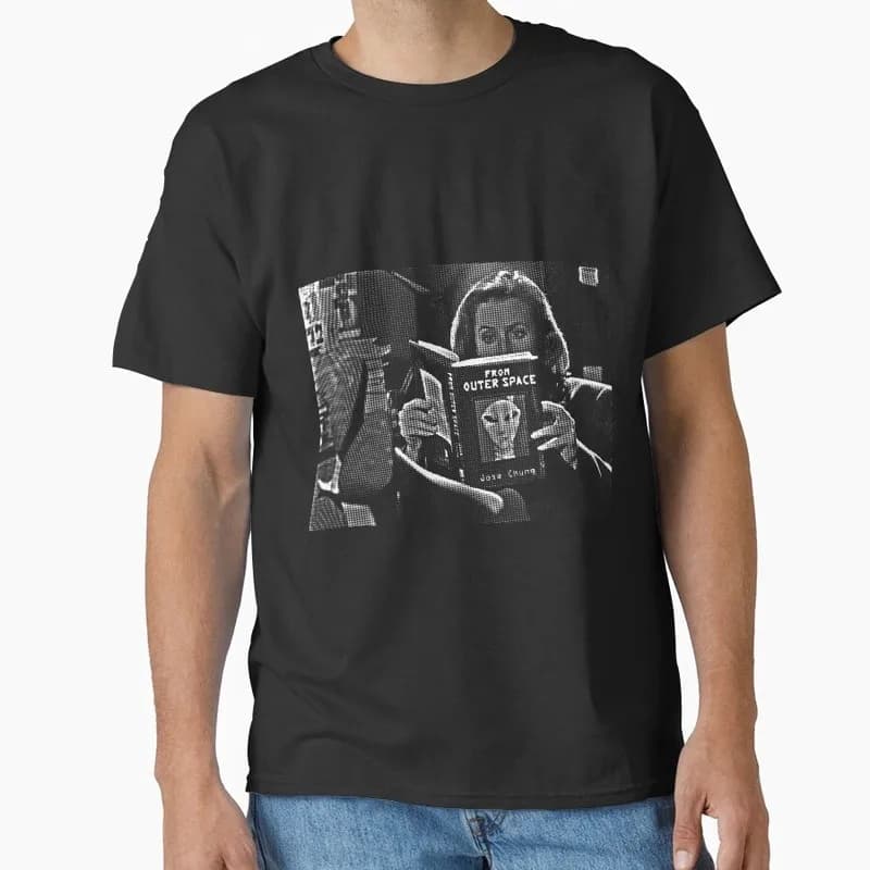 From Outer Space Vintage Sci fi tv series The X Files Gift t shirt 1104 Retro Alien movie Graphic clothes All size top S-6XL