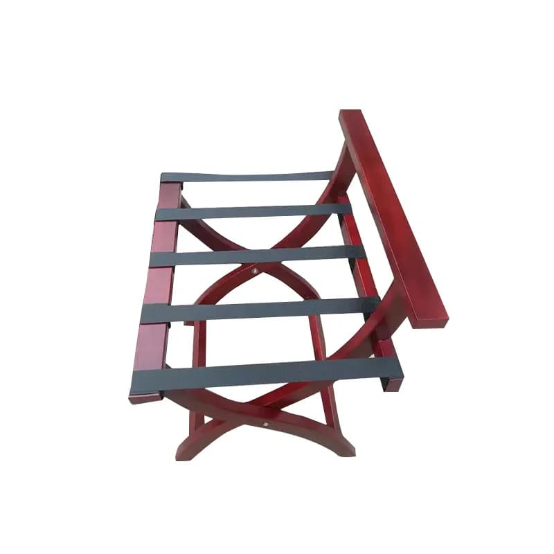 High-quality practical home storage rack, simple style hotel solid wood luggage rack, bedroom solid wood luggage rack