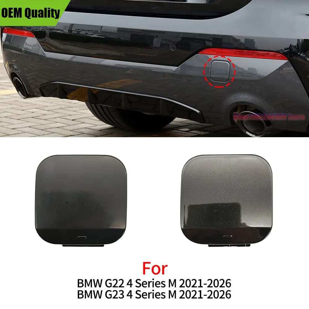 For BMW 4 Series M 420 425 430 440i 1125A0B2F1 2021-2026 For BMW G22 G23 Car Rear Bumper Tow Hook Cover Cap Accessory