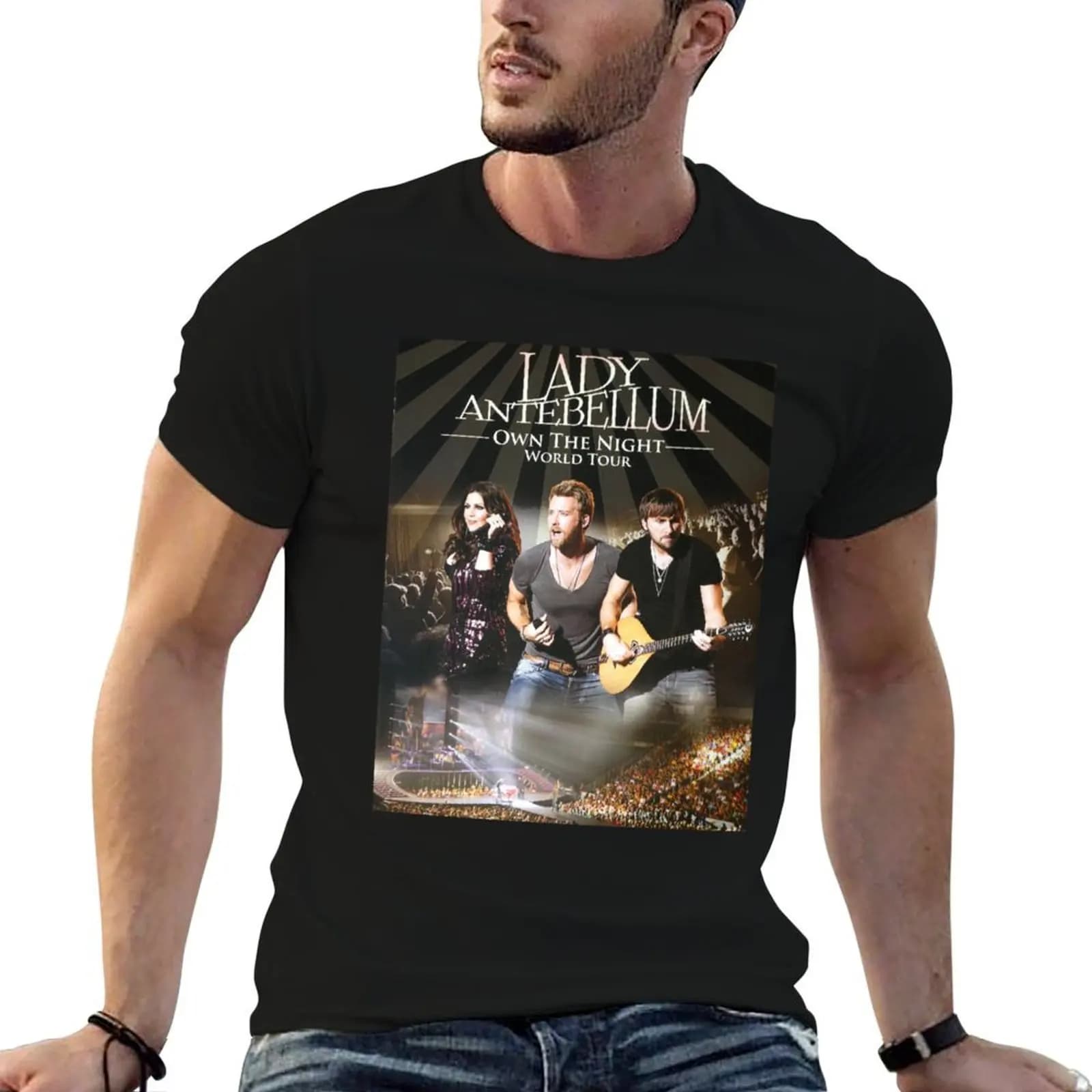 lady antebellum world tour T-Shirt luxury designer valentines boutique clothes t shirt for men