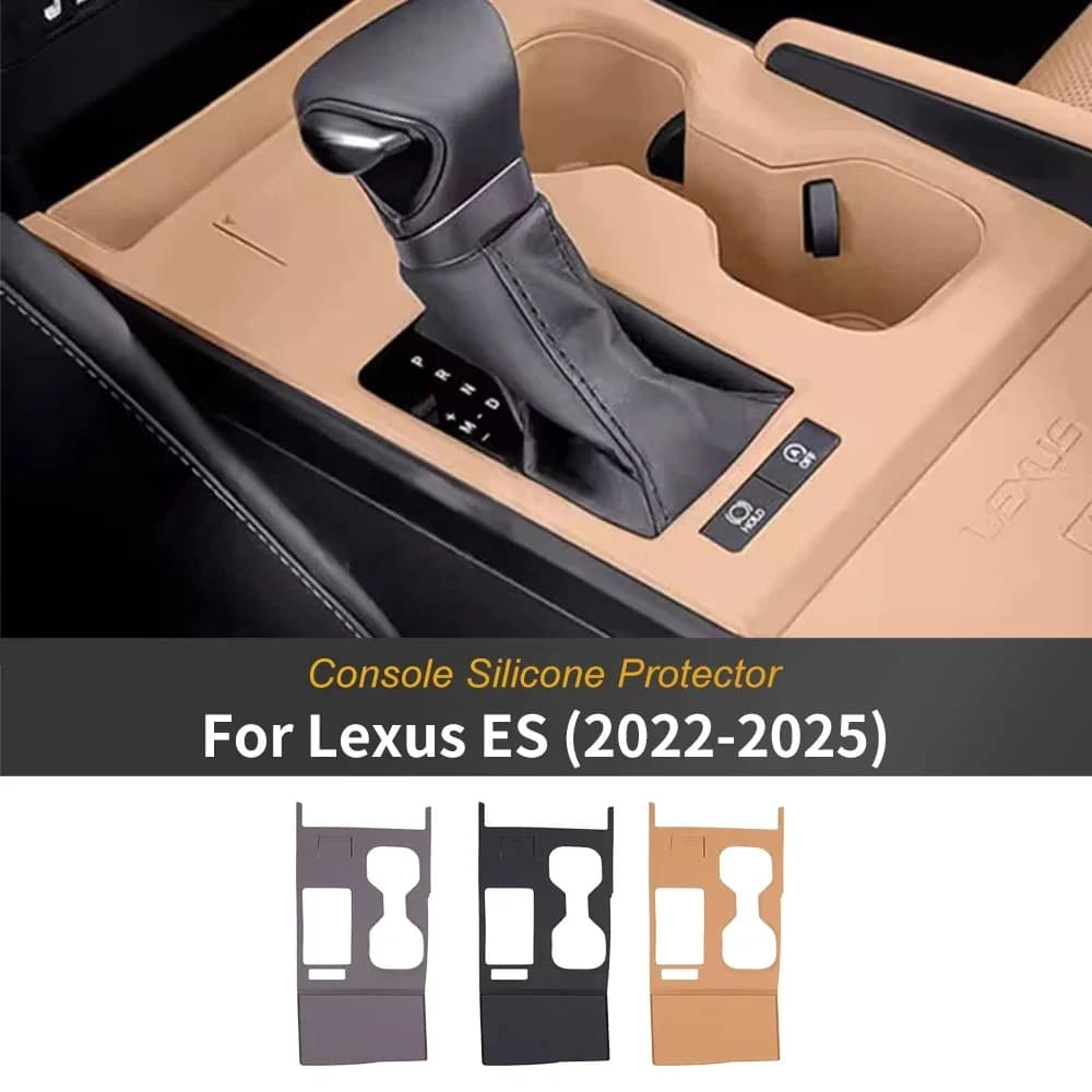 Silicone For 2022 2023 2024 2025 Lexus ES Car Center Console Gear Shift Frame Cover Sticker LHD Accessories