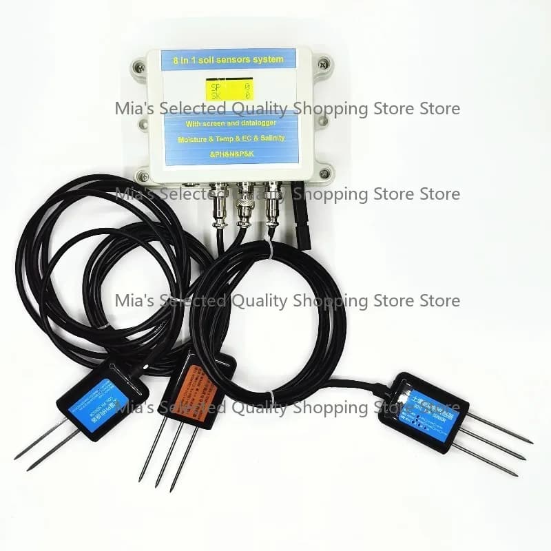 IOT SOLUTIONS SOFTWARE SERVER 8 IN 1 SCREEN DATA LOGGING INTEGRATOR MOISTURE TEMPERATURE PH EC SALINITY NPK IOT SOIL SENSOR