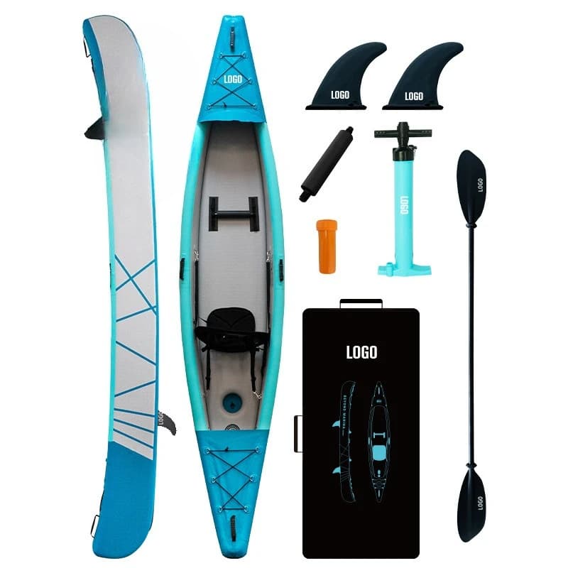 Canoe single brushed kayak still water ocean boat rubber boat